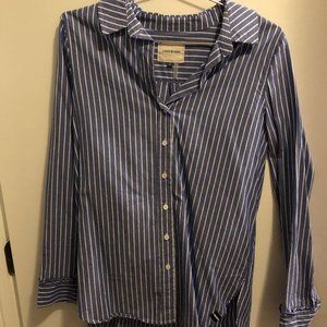 Court & Rowe Blue Striped Button Down Shirt